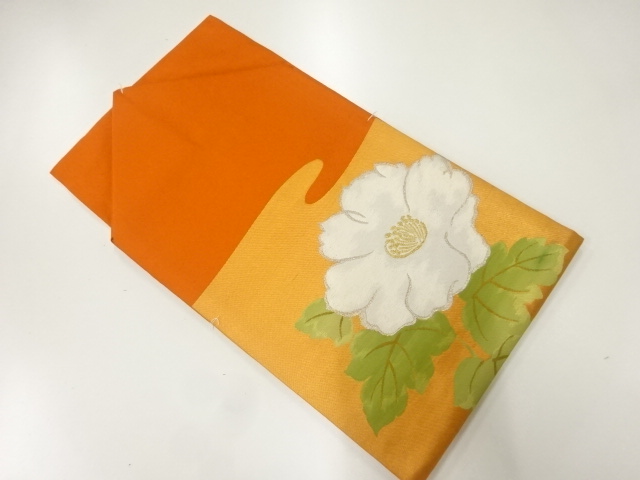 JAPANESE NAGOYA OBI / UNUSED / WOVEN FLOWER